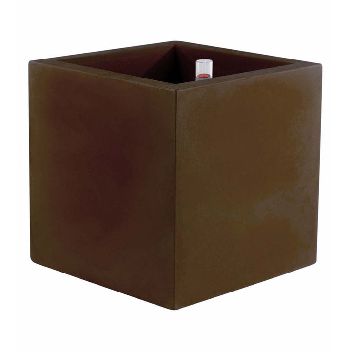 Cube Planter with Self-Watering System Outdoor Vondom Khaki Low Small 