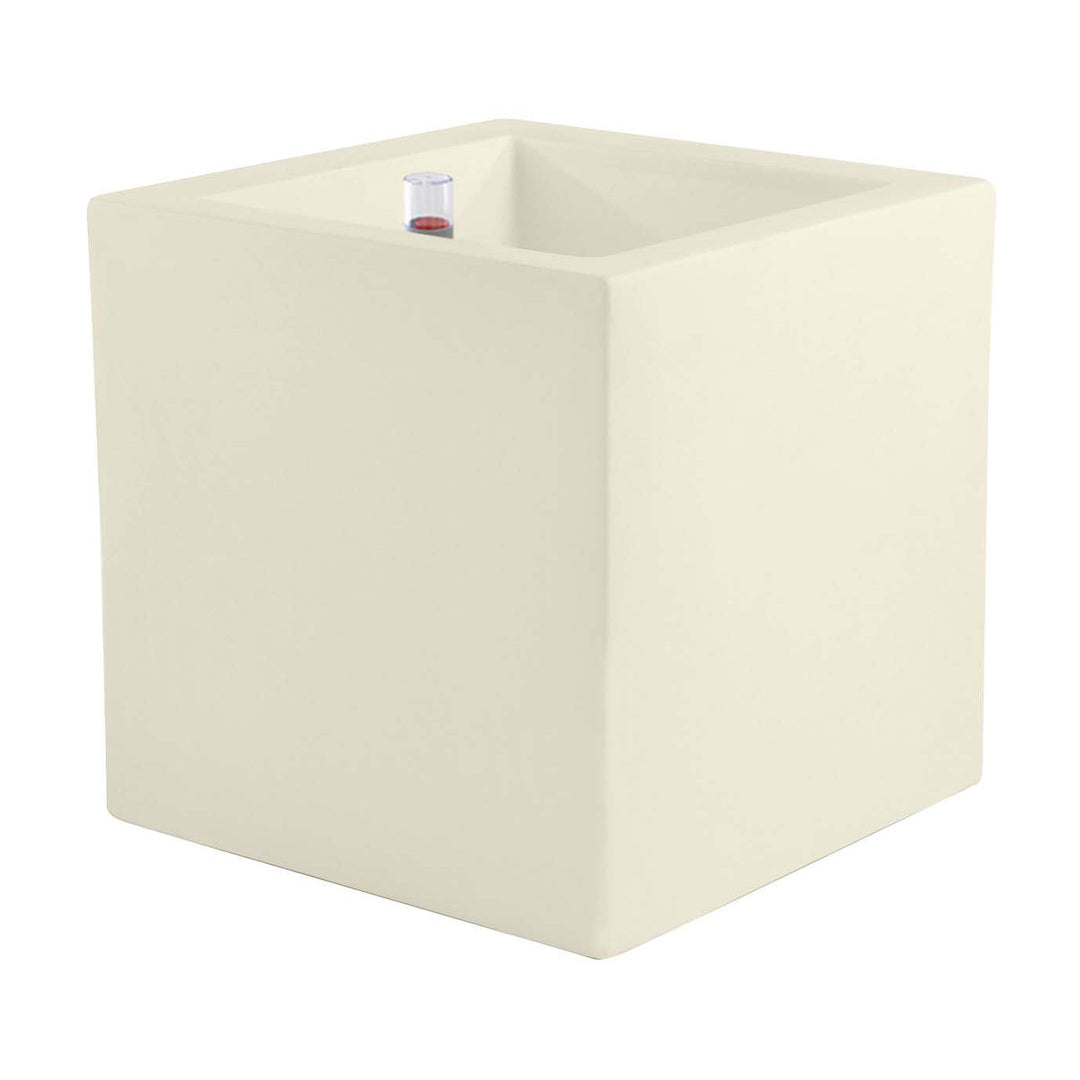Cube Planter with Self-Watering System Outdoor Vondom Ecru Low Small 