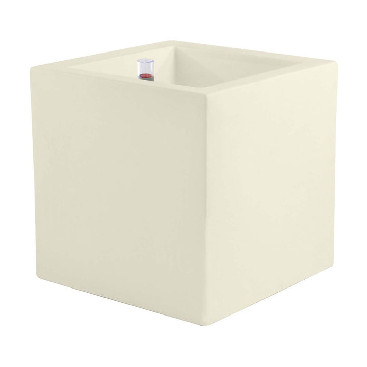 Cube Planter with Self-Watering System Outdoor Vondom Ecru Low Small 