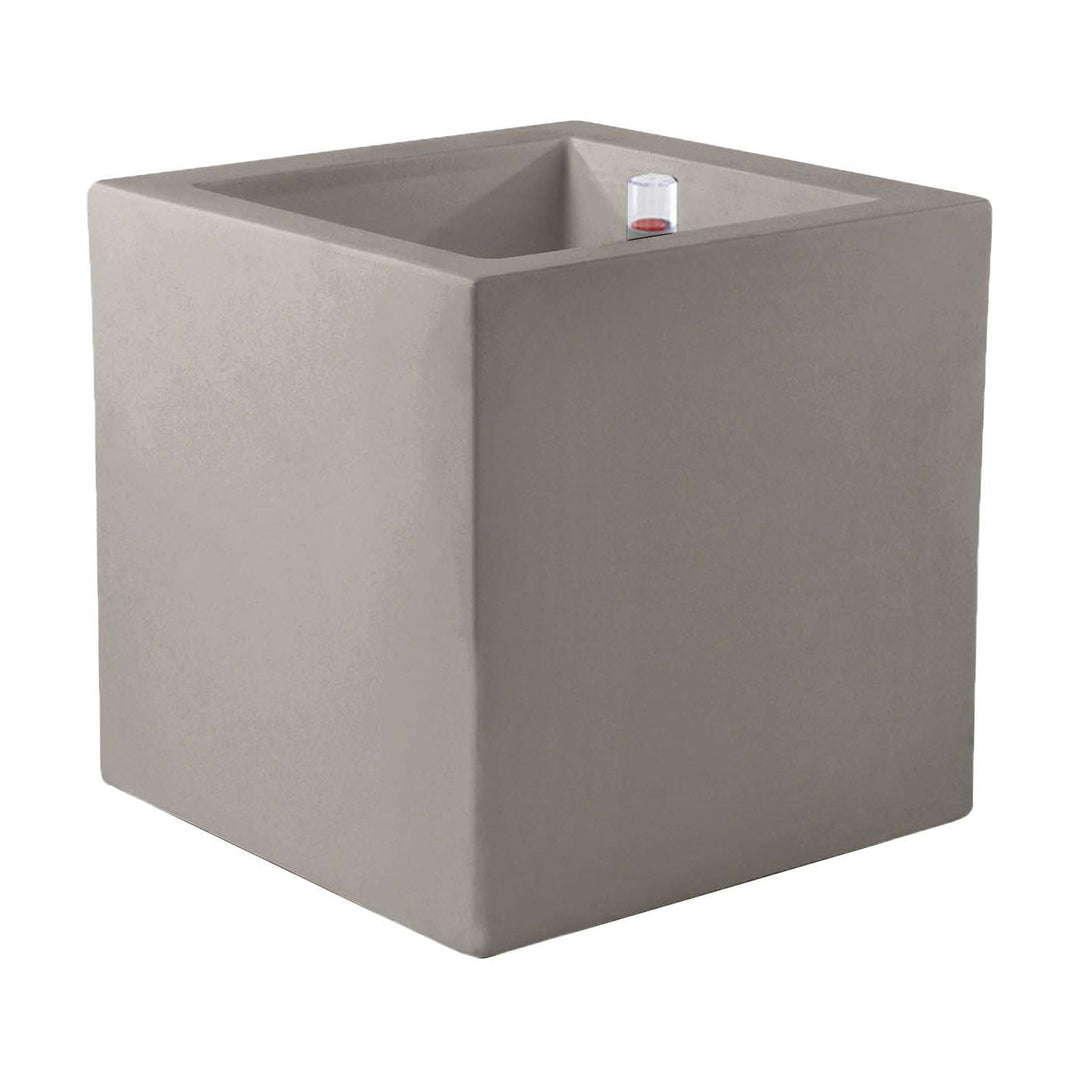 Cube Planter with Self-Watering System Outdoor Vondom Taupe Low Small 
