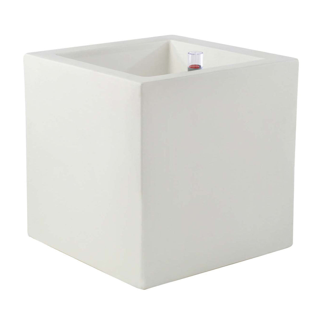 Cube Planter with Self-Watering System Outdoor Vondom White Low Small 