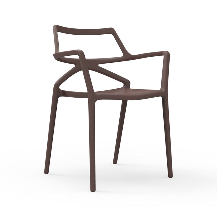 Delta Armchair (Set of 4) Outdoor Vondom Basic Bronze  