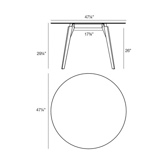 Faz Wood Round Lounge Table Outdoor Vondom   