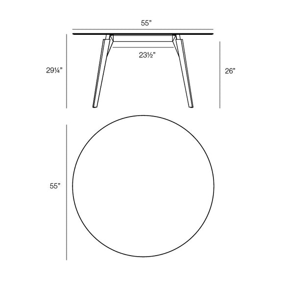 Faz Wood Round Lounge Table Outdoor Vondom   