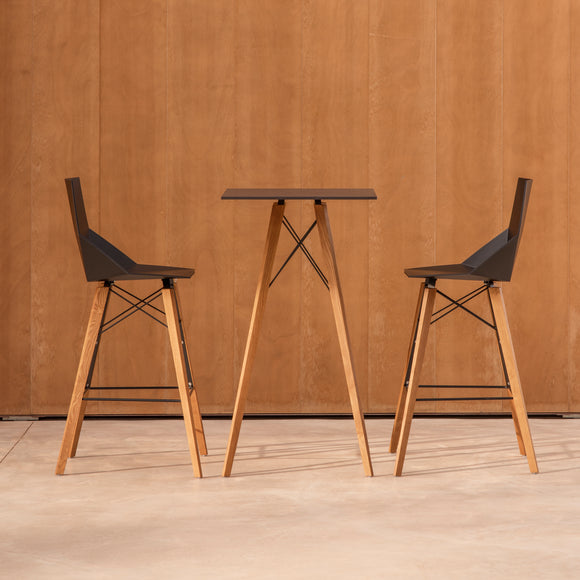 Faz Wood Stool (Set of 4) Outdoor Vondom   