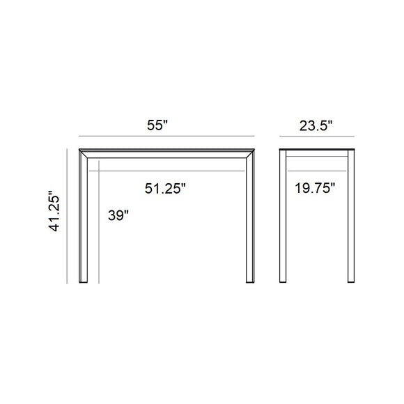 Frame High Table (Showroom Piece) Outdoor Vondom