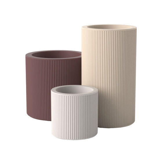 Gatsby Cylinder Planter Outdoor Vondom   