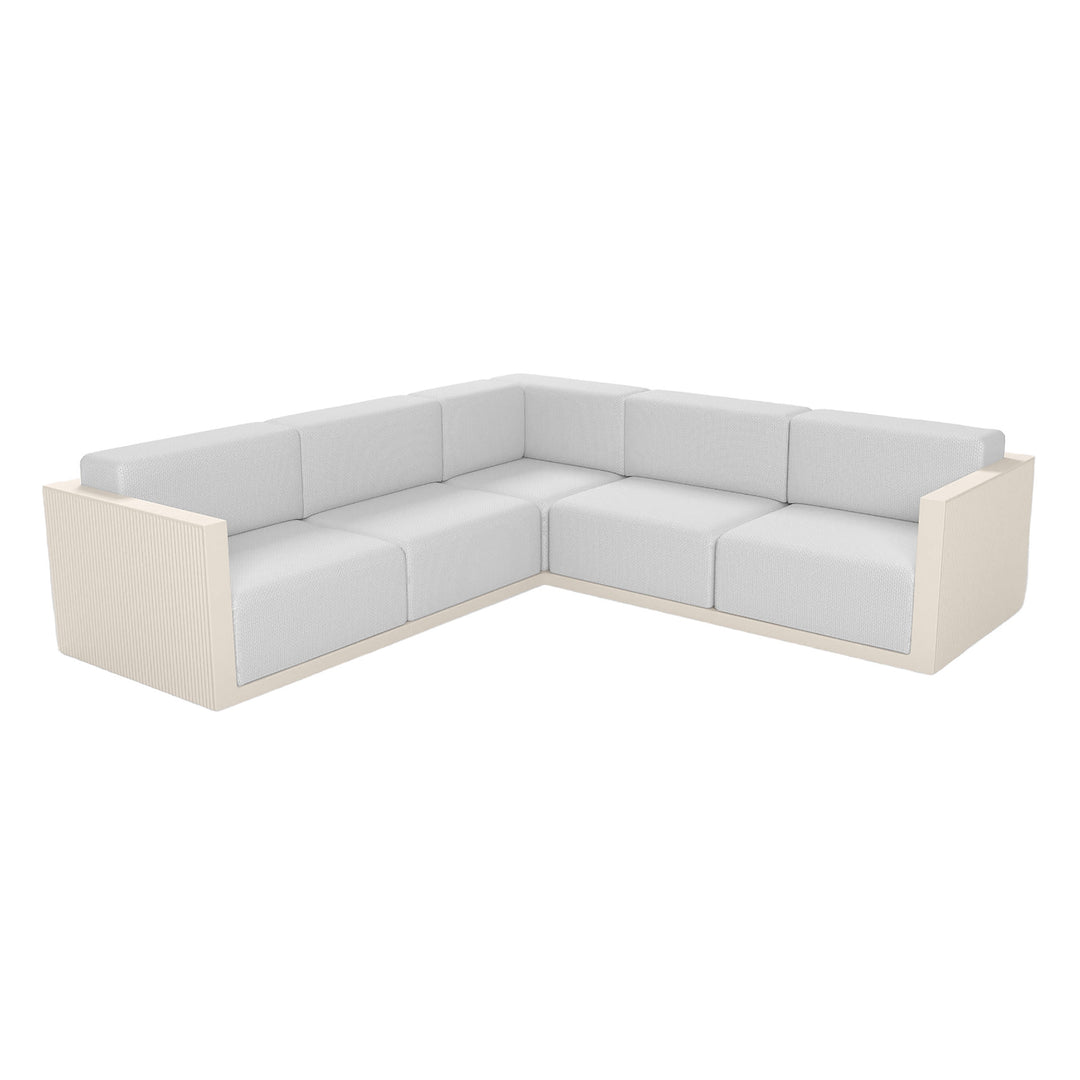 Gatsby Modular 5-Seater Sofa Outdoor Vondom Crema