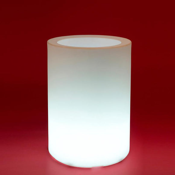 Illuminated Cylinder Planter Outdoor Vondom   