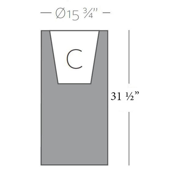 Illuminated Cylinder Planter Outdoor Vondom   