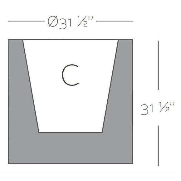 Illuminated Cylinder Planter Outdoor Vondom   