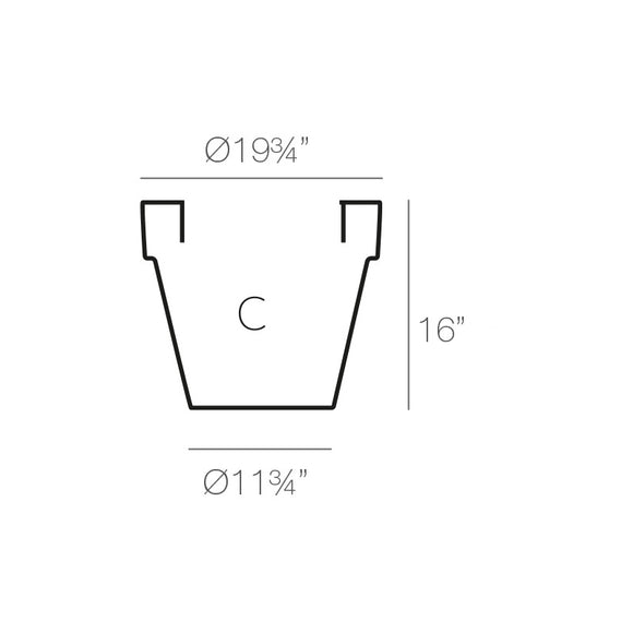 Maceta Planter Outdoor Vondom   