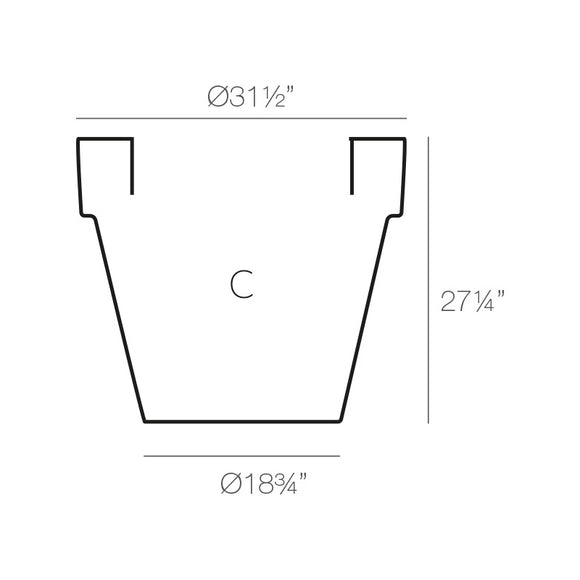 Maceta Planter Outdoor Vondom   