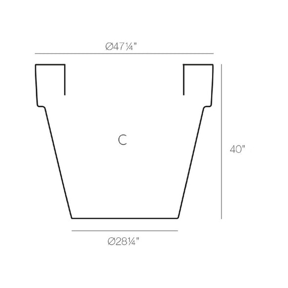 Maceta Planter Outdoor Vondom   