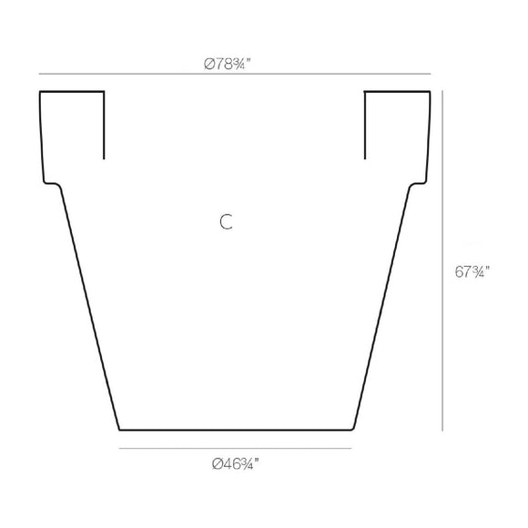 Maceta Planter Outdoor Vondom   