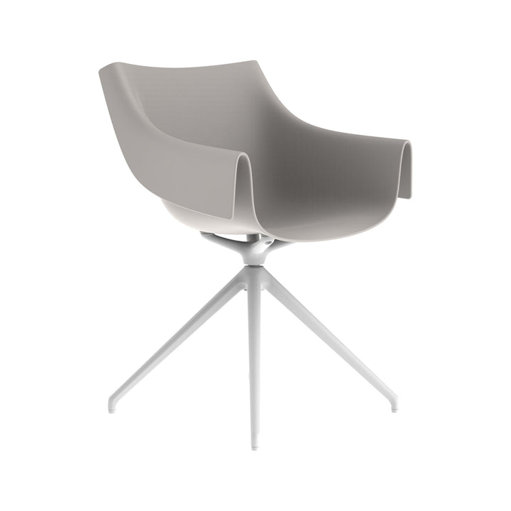 Manta Swivel Armchair (Set of 2) Outdoor Vondom Basic Ecru