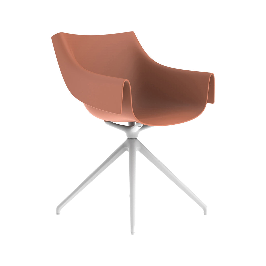 Manta Swivel Armchair (Set of 2) Outdoor Vondom Basic Melon