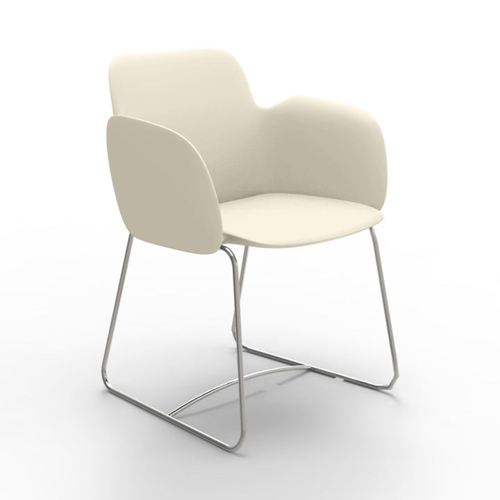 Pezzettina Dining Armchair Outdoor Vondom Basic Basic Ecru