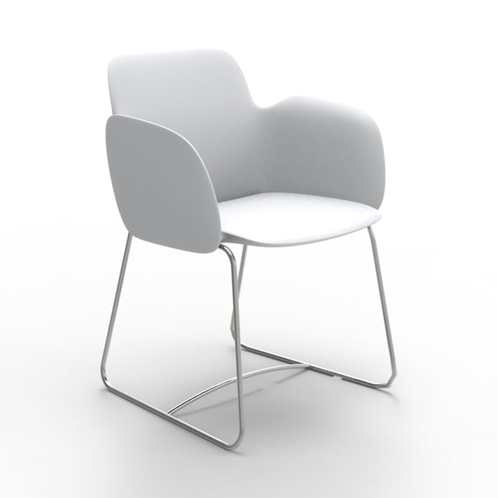 Pezzettina Dining Armchair Outdoor Vondom Basic Basic White