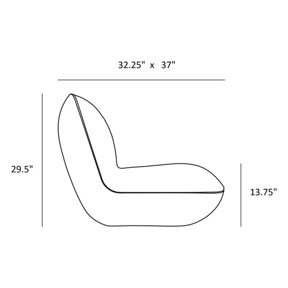 Pillow Lounge Chair Outdoor Vondom   