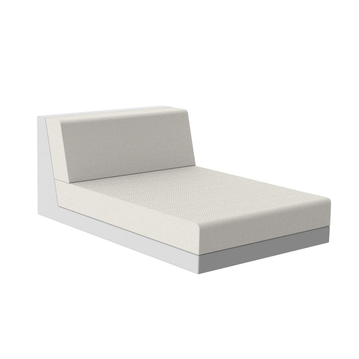 Pixel Chaise Lounge Outdoor Vondom Crevin White 1308 Chaise Lounge Only
