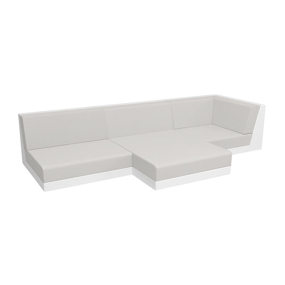 Pixel Modular 3-Seater Sofa Outdoor Vondom
