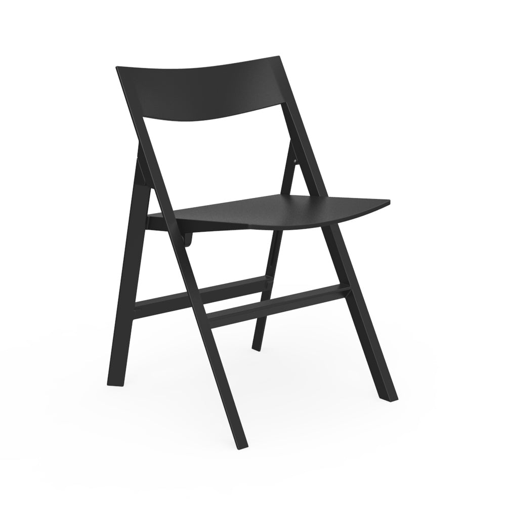 Quartz Folding Chair (Set of 4) Outdoor Vondom Basic Black  
