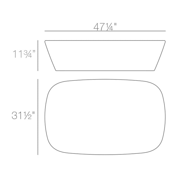 Sabinas Coffee Table Outdoor Vondom   