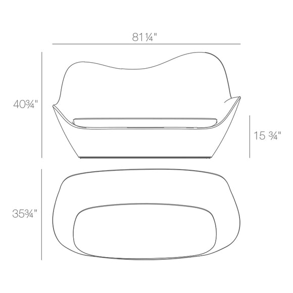 Sabinas Sofa Outdoor Vondom   