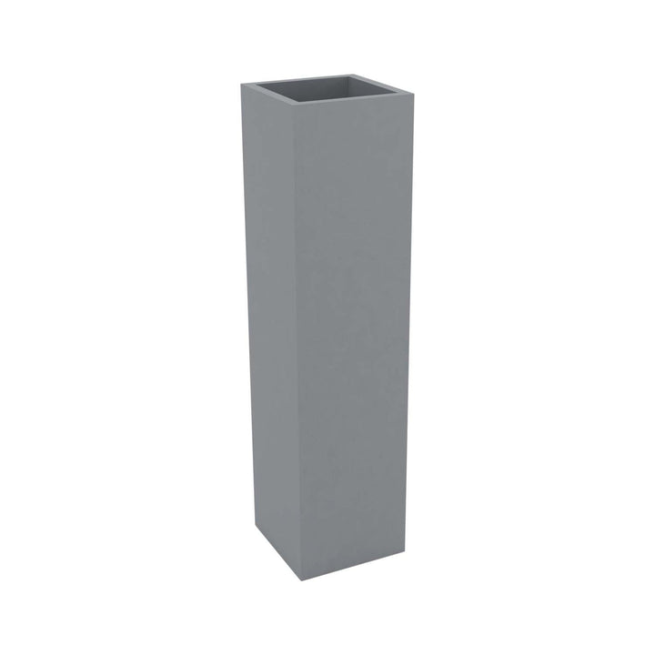 Square Tower Planter Outdoor Vondom Steel Small: 7.75 in width 