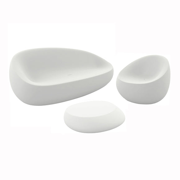 Stone Lounge Set Outdoor Vondom   