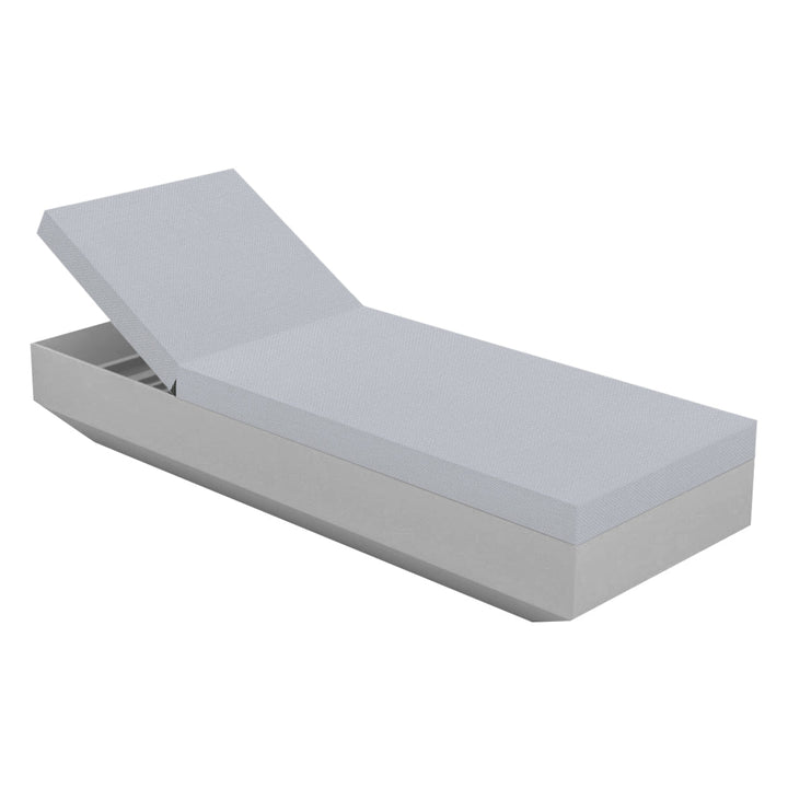 Vela Sun Chaise Outdoor Vondom Steel / Silvertex Steel 1208