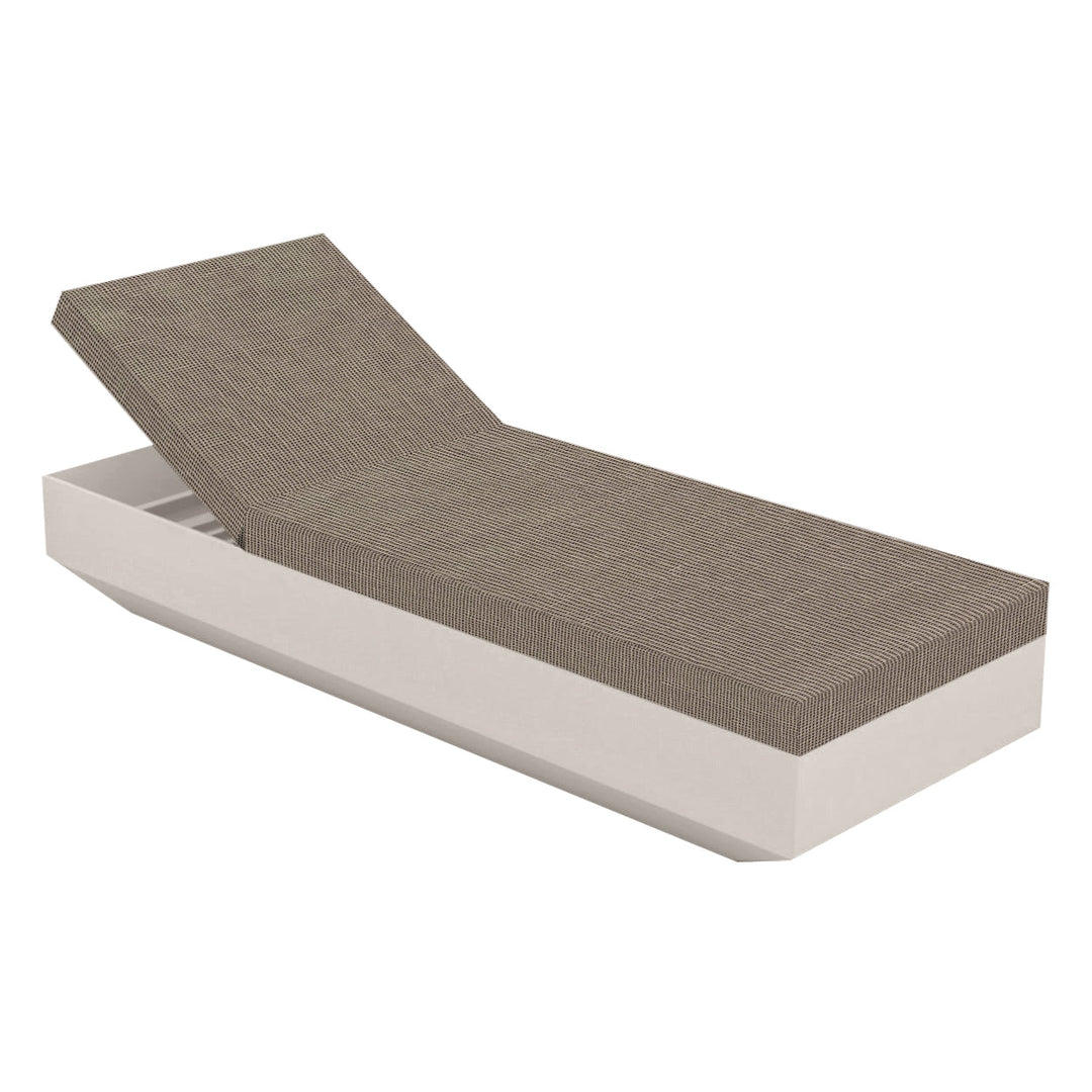 Vela Sun Chaise Outdoor Vondom Taupe / Glad Terra 1039