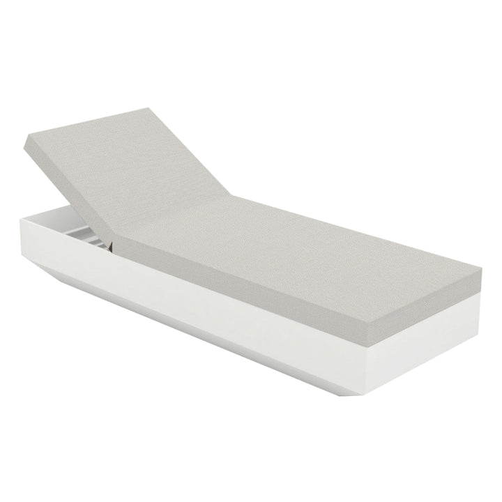 Vela Sun Chaise Outdoor Vondom White / Crevin White 1308