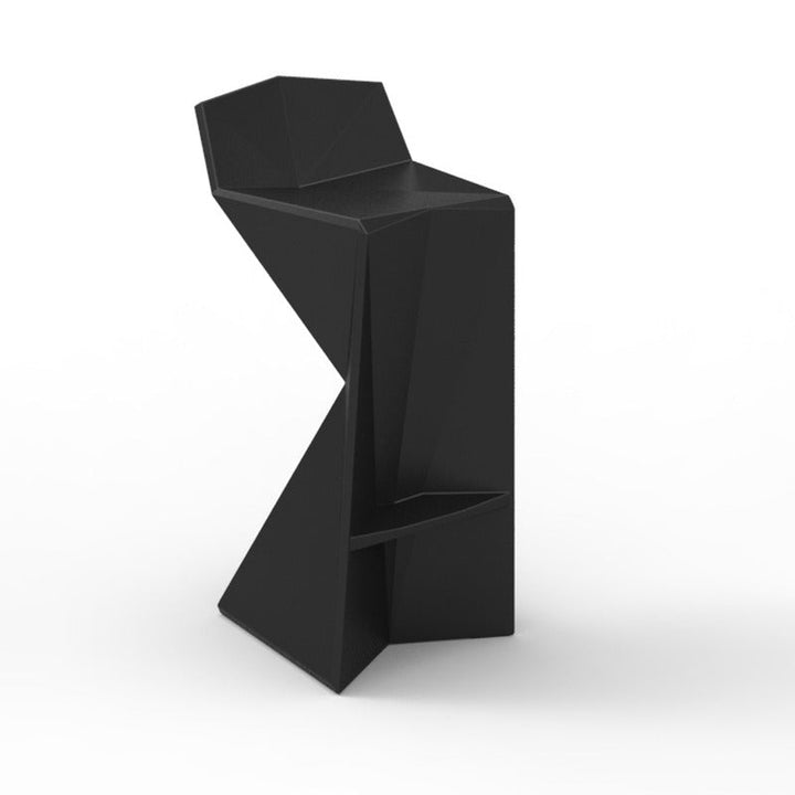 Vertex Bar Stool Outdoor Vondom Basic Black - Basic