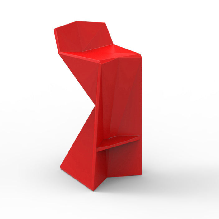 Vertex Bar Stool Outdoor Vondom Basic Red - Basic