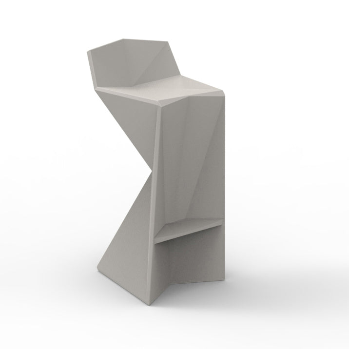 Vertex Bar Stool Outdoor Vondom Basic Taupe - Basic
