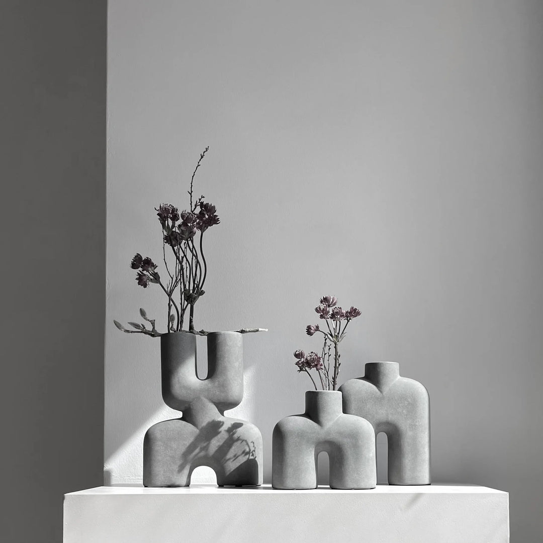 Cobra Tall, Mini - Dark Grey Vases 101 Copenhagen   