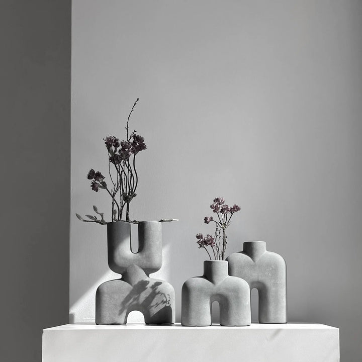 Cobra Tall, Mini - Dark Grey Vases 101 Copenhagen   