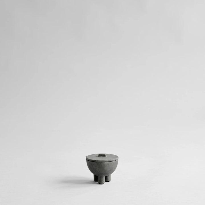 Duck Jar, Mini - Dark Grey Decorative Jar 101 Copenhagen   