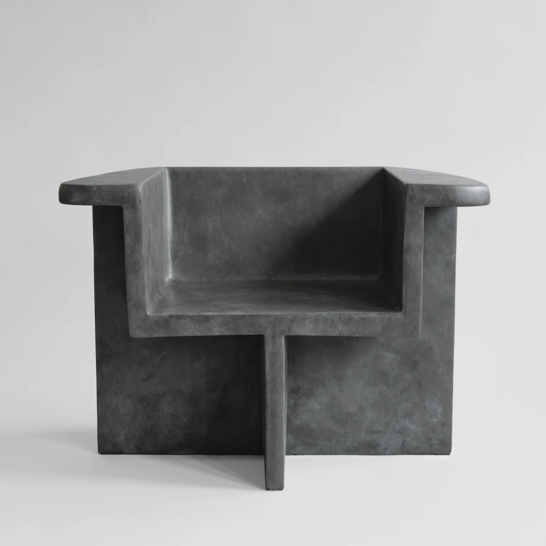 Brutus Lounge Chair - Dark Grey Chairs 101 Copenhagen   