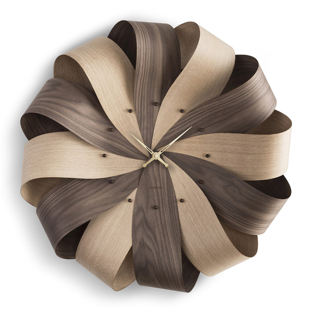 Brisa Wall Clock Wall Clocks Nomon Walnut / Oak / Brass / Walnut Xlarge: 29.5 in width
