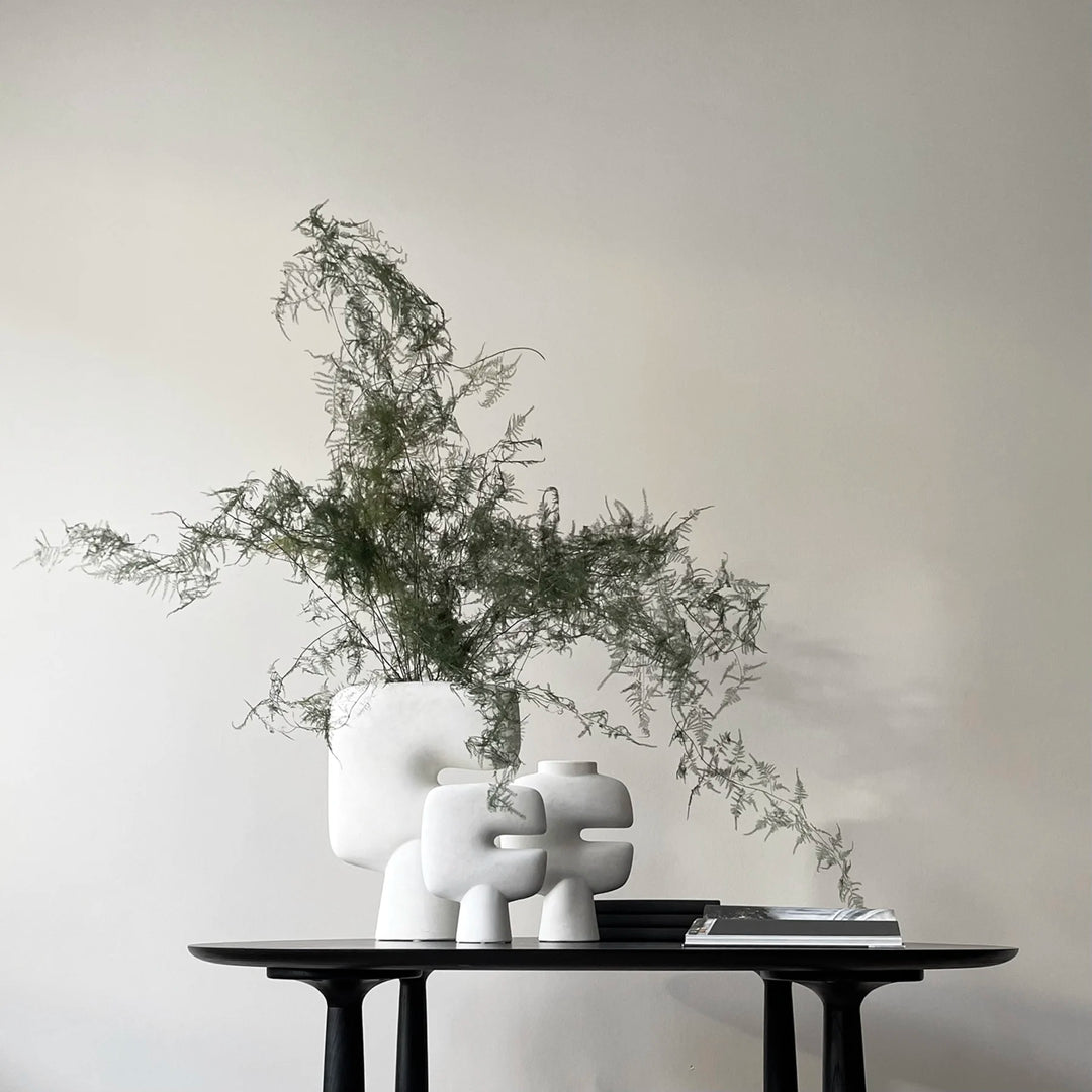 Tribal Vase, Mini - Bone White Vases 101 Copenhagen   