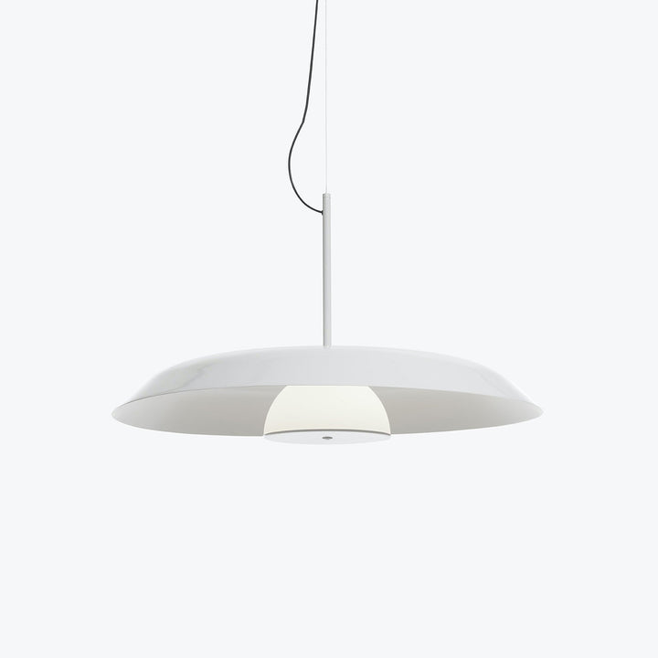 Iride Pendant Light Lighting OLUCE Lacquered White Small: 21.7 in diameter