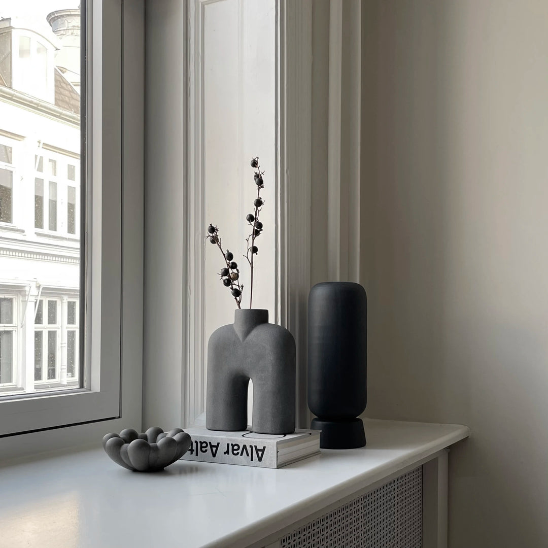 Cobra Tall, Mini - Dark Grey Vases 101 Copenhagen   