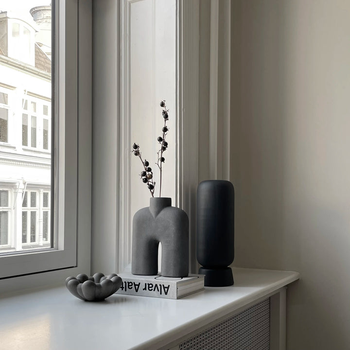 Cobra Tall, Mini - Dark Grey Vases 101 Copenhagen   