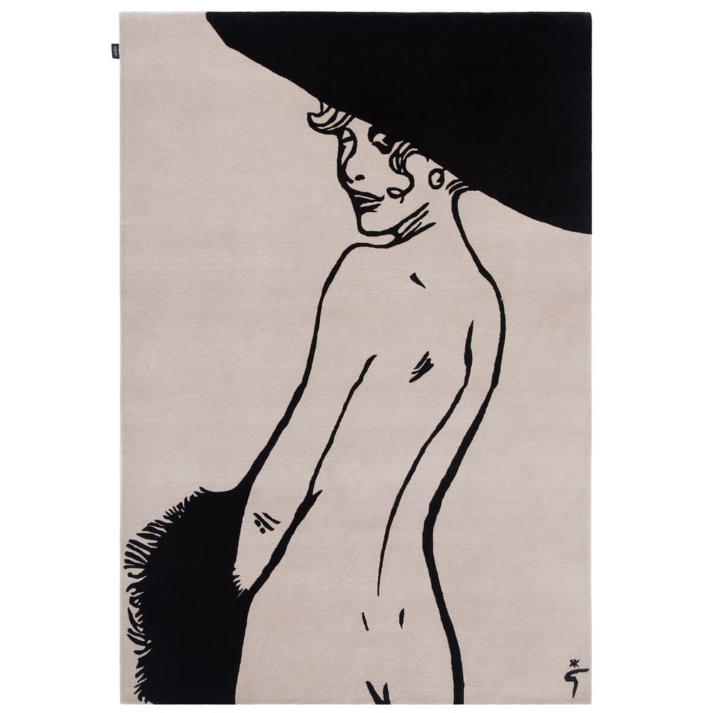 Woman Rug Rugs Amini