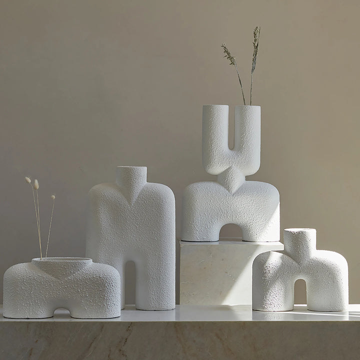 Cobra Fat, Medio - Bubble White Vases 101 Copenhagen   