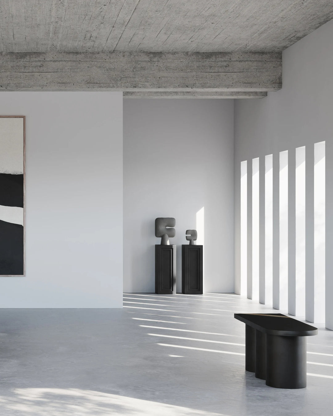 Tribal Vase, Mini - Dark Grey Vases 101 Copenhagen   