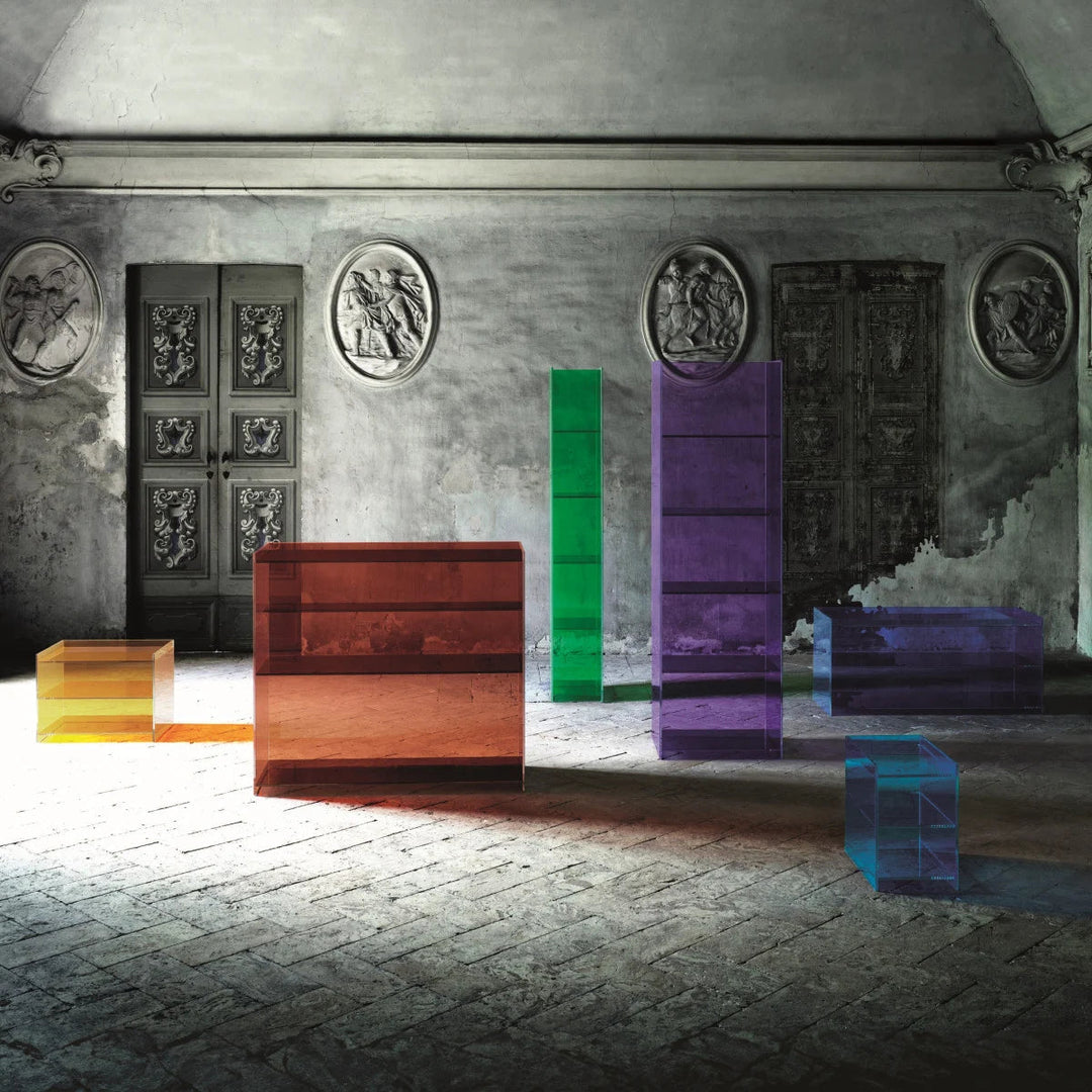 Dr Jekyll and Mr Hyde Open Storage Shelves Glas Italia   
